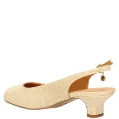 J Renee Pumps & Heels|Women's , Jenvey Sandal Gold Glitter