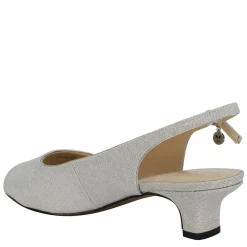 J Renee Pumps & Heels|Women's , Jenvey Sandal Silver Glitter