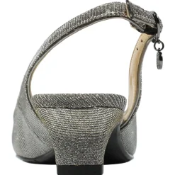 J Renee Pumps & Heels|Women's , Jenvey Sandal Pewter Glitter
