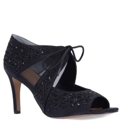 J Renee Sandals|Women's , Kiandra Pump Black Satin