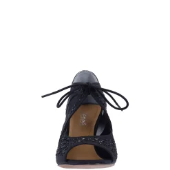 J Renee Sandals|Women's , Kiandra Pump Black Satin