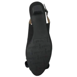 J Renee Sandals|Women's , Leonelle Sandal Black Satin