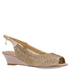 J Renee Wedges|Women's , Malorie Sandal Beige