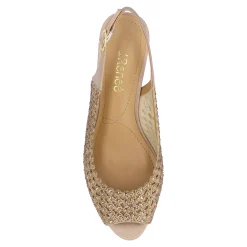 J Renee Wedges|Women's , Malorie Sandal Beige