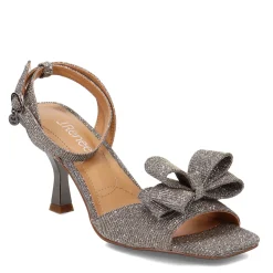 J Renee Sandals|Women's , Nishia Sandal Pewter Glitter