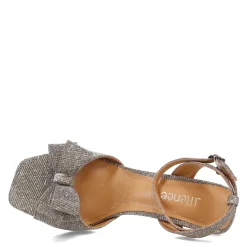 J Renee Sandals|Women's , Nishia Sandal Pewter Glitter