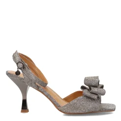 J Renee Pumps & Heels|Women's , Nishia Sandal Pewter Glitter