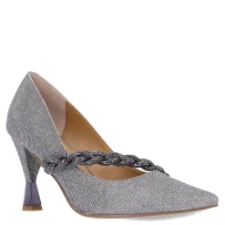 J Renee Pumps & Heels|Women's , Nyomee Pump Pewter Glitter