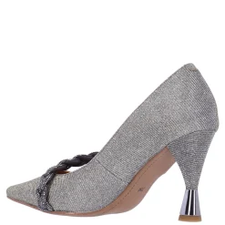 J Renee Pumps & Heels|Women's , Nyomee Pump Pewter Glitter