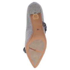 J Renee Pumps & Heels|Women's , Nyomee Pump Pewter Glitter