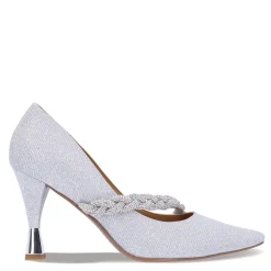 J Renee Pumps & Heels|Women's , Nyomee Pump Silver Glitter