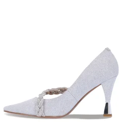 J Renee Pumps & Heels|Women's , Nyomee Pump Silver Glitter