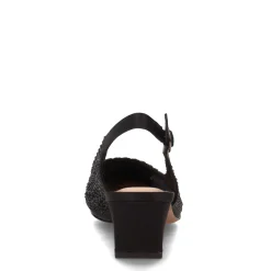 J Renee Sandals|Women's , Pranil Pump Black Satin