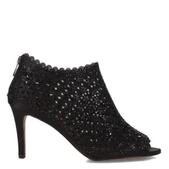 J Renee Sandals|Women's , Radita Shootie Black Satin