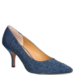 J Renee Pumps & Heels|Women's , Rishna Pump Navy Satin