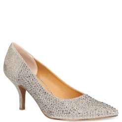 J Renee Pumps & Heels|Women's , Rishna Pump Pewter Glitter