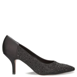 J Renee Pumps & Heels|Women's , Rishna Pump Black Satin