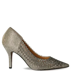 J Renee Pumps & Heels|Women's , Sesily Pump Pewter Glitter