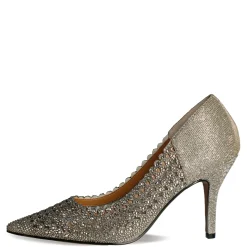 J Renee Pumps & Heels|Women's , Sesily Pump Pewter Glitter