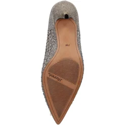 J Renee Pumps & Heels|Women's , Sesily Pump Pewter Glitter