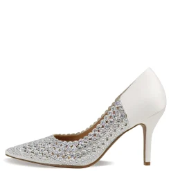 J Renee Pumps & Heels|Women's , Sesily Pump White Satin