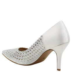 J Renee Pumps & Heels|Women's , Sesily Pump White Satin