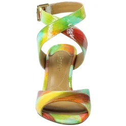 J Renee Sandals|Women's , Soncino Sandal Bright Multi Patent