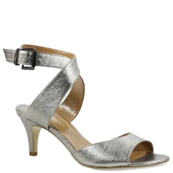 J Renee Sandals|Women's , Soncino Sandal Taupe Metallic Nappa