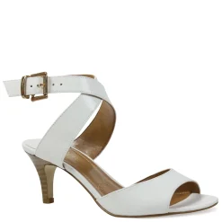 J Renee Pumps & Heels|Women's , Soncino Sandal White Leather