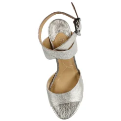 J Renee Pumps & Heels|Women's , Soncino Sandal Taupe Metallic Nappa