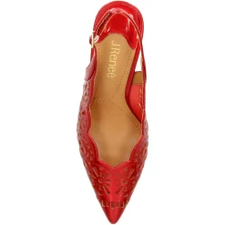 J Renee Pumps & Heels|Women's , Valerian Pump Red Patent