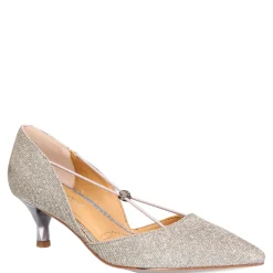 J Renee Pumps & Heels|Women's , Varshee Pump Pewter Glitter