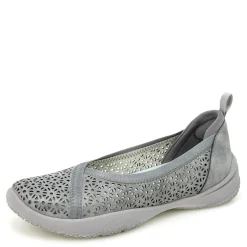 JBU by Jambu Flats|Women's , Emma Slip-On Gunmetal/Shimer