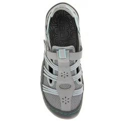 JBU by Jambu Sandals|Women's , Josie Water Ready Slip-On Grey/Pale Teal