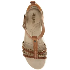 JBU by Jambu Sandals|Women's , Prague Sandal Brown/Bronze