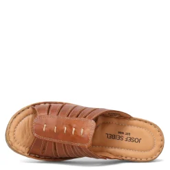 Josef Seibel Sandals|Women's , Catalonia 77 Sandal Brandy
