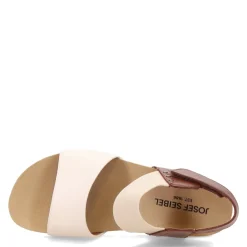 Josef Seibel Wedges|Women's , Quinn 09 Sandal Crãƒâ¨Me