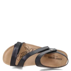 Josef Seibel Wedges|Women's , Tonga 25 Sandal Black