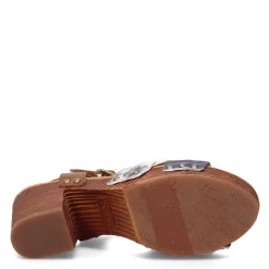 Korks Sandals|Women's , Natalia Sandal Tan Blue