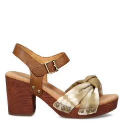 Korks Pumps & Heels|Women's , Natalia Sandal Tan Green