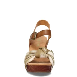 Korks Pumps & Heels|Women's , Natalia Sandal Tan Green