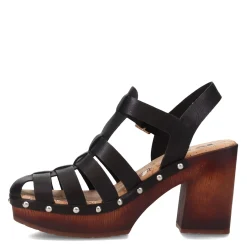 Korks Pumps & Heels|Women's , Whitney Platform Sandal Black