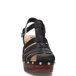 Korks Clogs & Mules|Women's , Whitney Platform Sandal Black