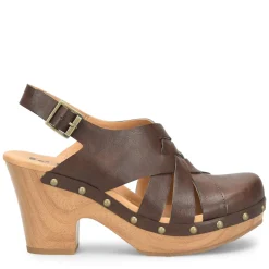 Korks Sandals|Women's , Wynne Clog Brown