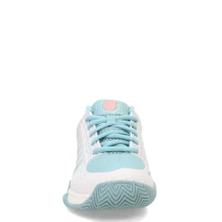 K-Swiss Sneakers & Athletic|Women's , Express Light Pickleball Shoe White/Nile Blue/Desert Flower