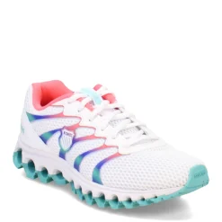 K-Swiss Sneakers & Athletic|Women's , Tubes Comfort 200 Sneaker White/Fluo Pink/Blue Turquoise