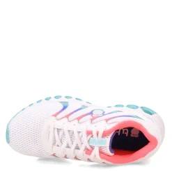 K-Swiss Sneakers & Athletic|Women's , Tubes Comfort 200 Sneaker White/Fluo Pink/Blue Turquoise