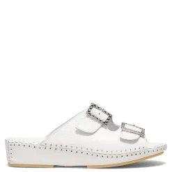 La Plume Sandals|Women's , Jen Sandal White Rhinestone