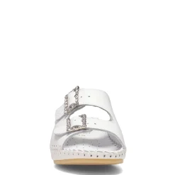 La Plume Sandals|Women's , Jen Sandal White Rhinestone