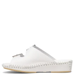 La Plume Sandals|Women's , Jen Sandal White Rhinestone